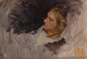 Figurenstudie von Hamlet, für die Theaterszene, Hamlet, Akt III, Szene II