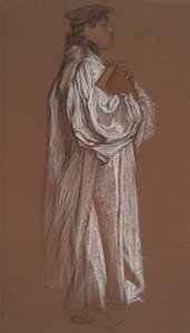 Figur für den Prozess von Catherine von Edwin Austin Abbey