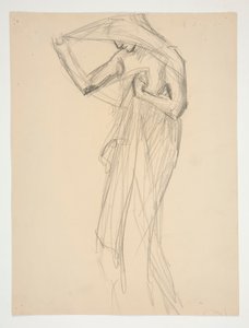 Figurenstudie für von Edwin Austin Abbey