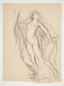 Figurenstudie für von Edwin Austin Abbey