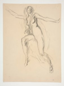 Figurenstudie von Edwin Austin Abbey