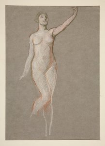 Figurenstudie für von Edwin Austin Abbey