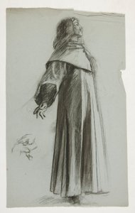 Figurenstudie für König Artus von Edwin Austin Abbey