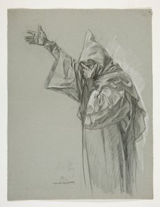 Figurenstudie für König Artus von Edwin Austin Abbey