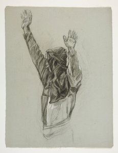 Figurenstudie für König Artus von Edwin Austin Abbey