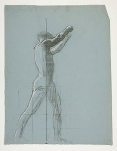 Figurenstudie für Der Geist des Vulkan, Genius der Arbeiter in Eisen und Stahl, Kapitolrotunde, Harrisburg, Pennsylvania