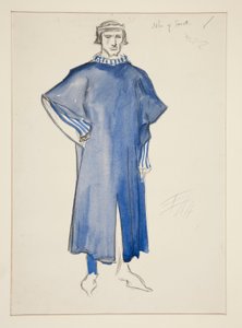 John of Gaunt, Kostümskizze für Henry Irving