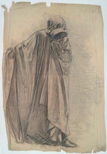 Joseph von Arimathäa, Figurenstudie von Edwin Austin Abbey