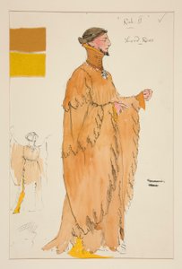 Lord Ross, Kostümskizze für Henry Irving