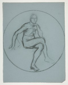 Medallionstudie für Wandgemälde im Staatskapitol in Harrisburg, Pennsylvania, 1902-1911 (vollendet von John Singer Sargent)