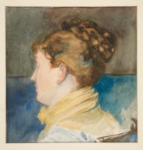 Porträt von Mrs. Abbey von Edwin Austin Abbey