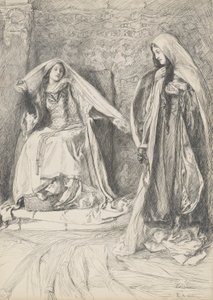 Rebecca und Rowena, Illustration für Ivanhoe
