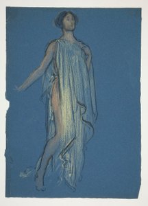 Skizze einer Frau - Kostümstudie für ein Theaterstück?