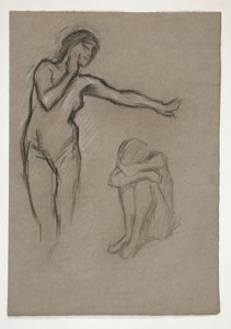 Skizze von zwei Figuren