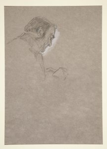 Studie. Erzbischof Temple krönt den König von Edwin Austin Abbey