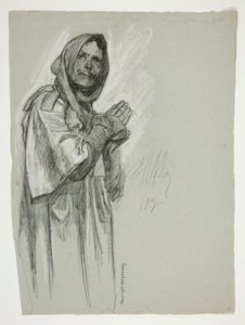 Studie für von Edwin Austin Abbey