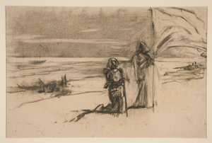 Studie für von Edwin Austin Abbey