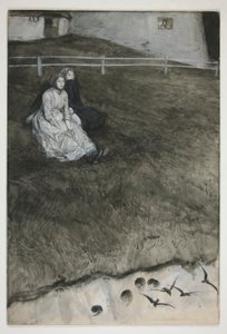 Studie für von Edwin Austin Abbey