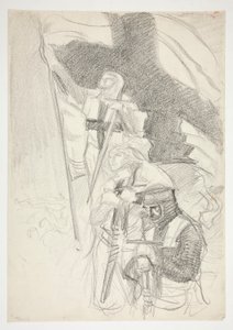 Studie für von Edwin Austin Abbey