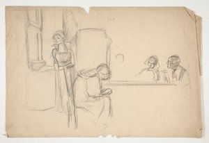 Studie für von Edwin Austin Abbey