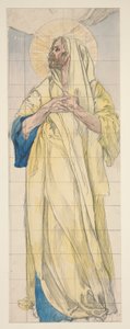 Studie für Louis Comfort Tiffany von Edwin Austin Abbey