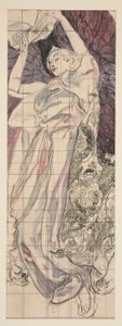 Studie für Louis Comfort Tiffany von Edwin Austin Abbey