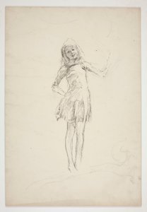 Studie für Puck, aus Ein Sommernachtstraum von Edwin Austin Abbey