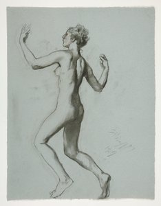 Studie für die Figur von 10 Uhr
