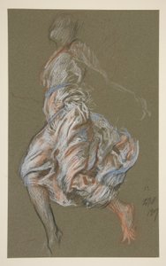 Studie für die Figur von 11 Uhr in
