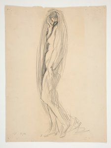 Studie für Figur von 19 Uhr für