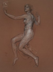 Studie für Figur von 9 Uhr
