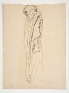 Studie für die Figur von 21 Uhr in