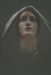 Studie für die Figur der Religion im Rondell der Rotunde des Staatskapitolgebäudes in Harrisburg, Pennsylvania, 1902-1911