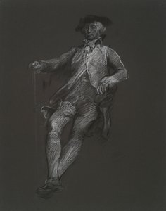 Studie für die Figur von John Dickinson von Edwin Austin Abbey