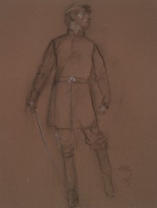 Studie für die Figur eines Bürgerkriegsgenerals
