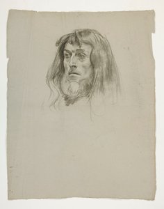 Studie eines Kopfes für König Artus