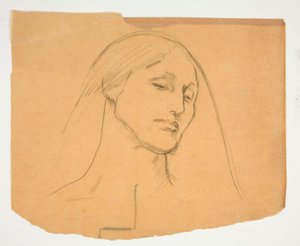 Studie einer Frau