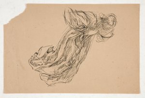 Studie eines Engels (für Glasmalerei? für eine Decke?) von Edwin Austin Abbey