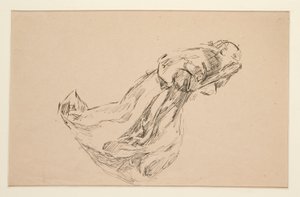 Studie eines Engels (für Buntglas? für eine Decke?) von Edwin Austin Abbey