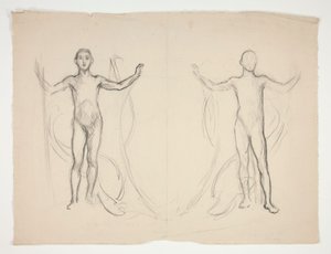 Studie von zwei Flammenwerfern