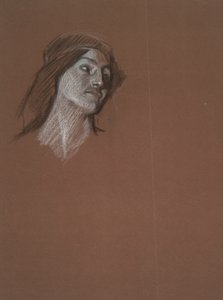 Studie einer Frau von Edwin Austin Abbey