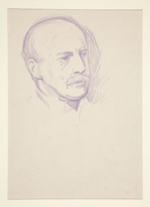 Studie, Porträtkopf eines Mannes, Krönung von Edward VII Porträt