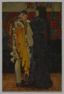 Der König an den Prinzen von Wales von Edwin Austin Abbey