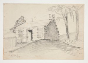 Das älteste Haus in Ellicotts Mills von Edwin Austin Abbey