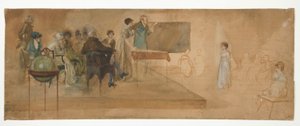 Die Rezitation von Edwin Austin Abbey