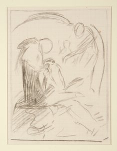 Zwei Kompositionsstudien für von Edwin Austin Abbey