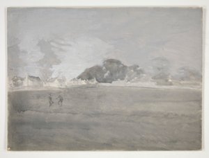 Unidentifizierte Landschaft von Edwin Austin Abbey