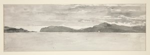 Wasserszene mit Landschaft von Edwin Austin Abbey