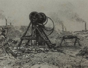 Förderturm von Edwin Butler Bayliss