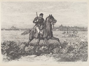 Der Vormarsch der Kavallerie von Edwin Forbes